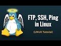 SSH, FTP, Ping, Telnet: Linux Networking Commands Tutorial 12