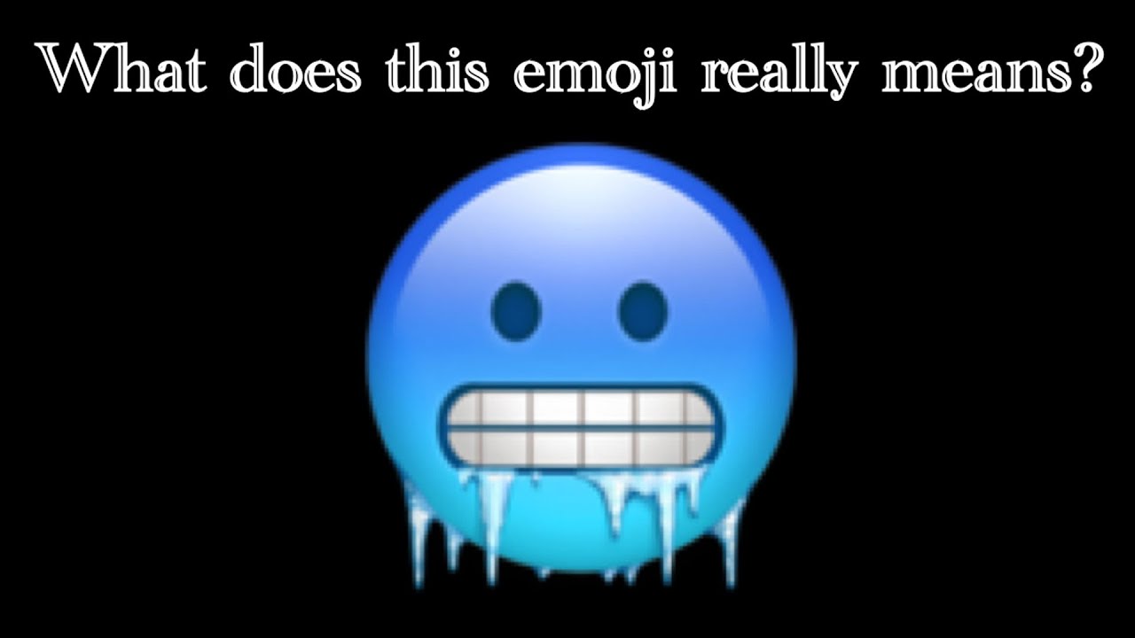 What does the Cold Face emoji means? YouTube