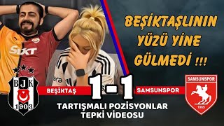 İnönüde Samsun Rüzgarı.. Beşiktaş 1-1 Samsunspor
