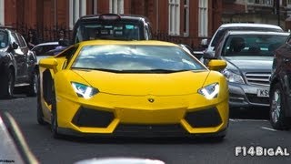 Loud Lamborghini Aventadors in London - DMC vs LNB vs Straight Pipes @F14BigAl