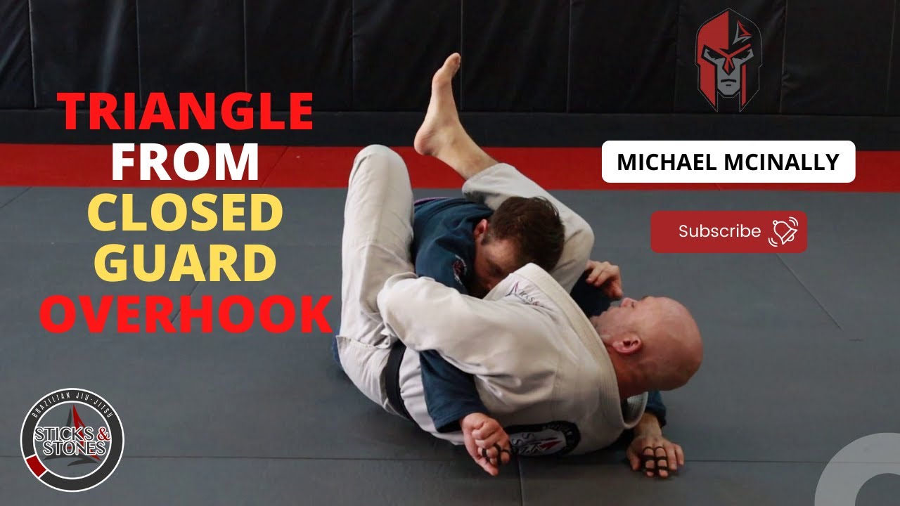 Triangle from Closed Guard Over Hook - YouTube