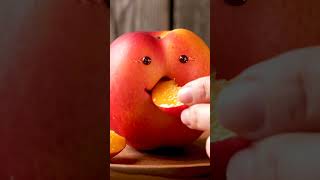 🍑 AI Peach Eats Itself?! | Weird &amp; Funny AI Animation #aivideo #aifruits  #cutefruits #viralvideo