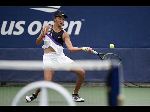 Caroline Dolehide vs. Wang Qiang  | US Open 2019 R1 Highlights