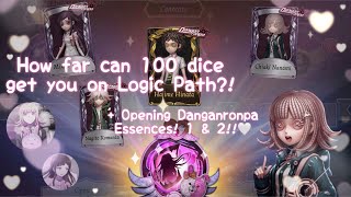 Danganronpa Identity V! Essence opening, 100 dice on Logic Path, Character Costumes Obtained !♡