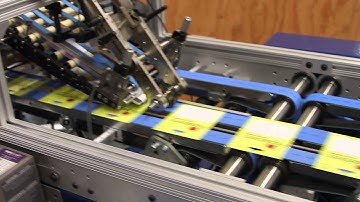 PFS High Speed Gift Card Affixing with  carrier pre-inspection