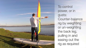 Sailing Position - RYA Training - Learn to Windsurf - Windsurfing Techniques