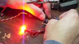 DIYRC.COM's MINI-STROBE Rotating Beacon Simulator using a PIC and LED