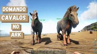 DOMANDO CAVALOS NO ARK - 1 - (ARK SURVIVAL EVOLVED) ARK 0 MOD