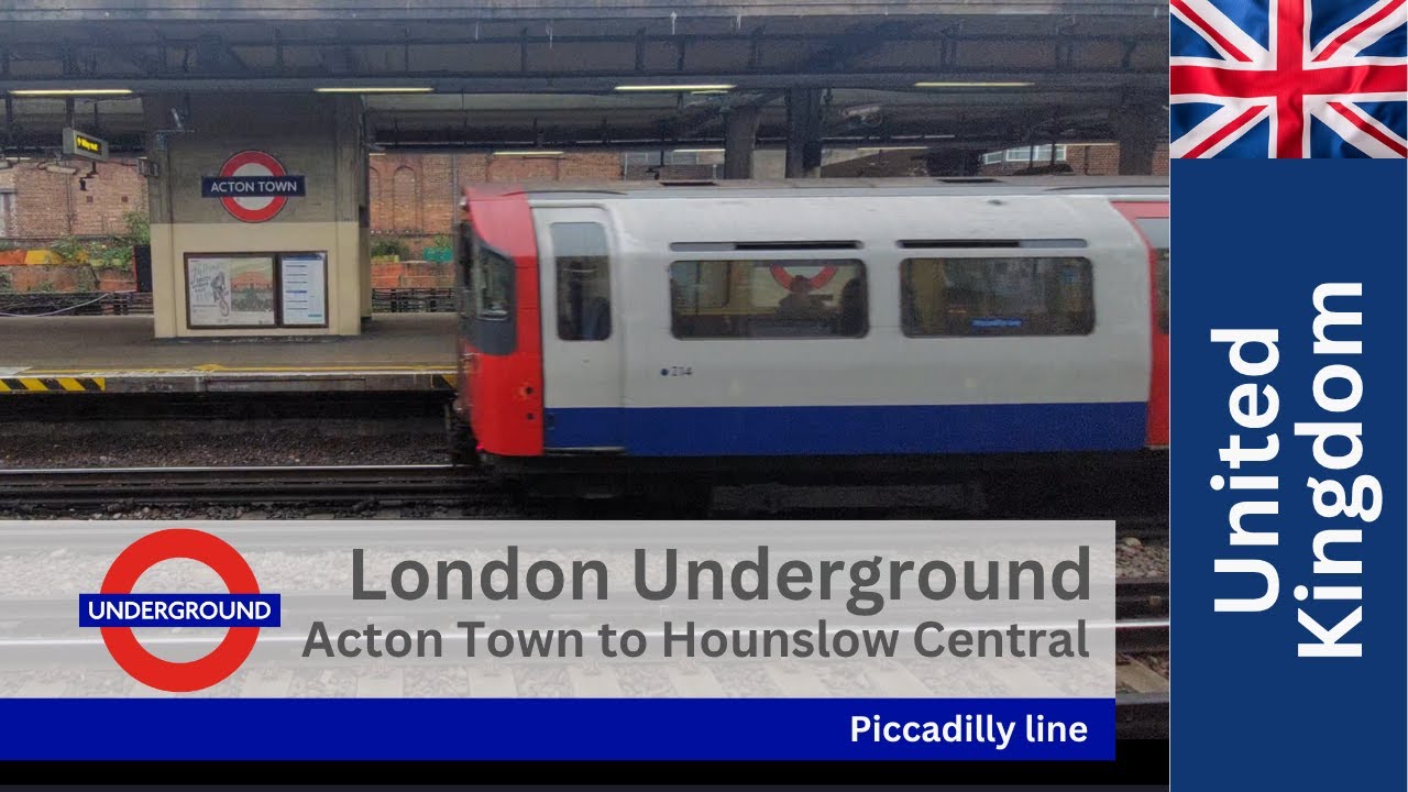 London Underground (Tube) Piccadilly line - Acton Town to Hounslow Central inc TRC666