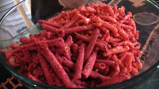 Takis Fuego \& Hot Cheetos Challenge