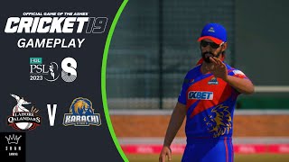 Lahore Qalandars Vs Karachi Kings PSL 8  Match # 30 | Five 5 | At Lahore | Cricket 19 Gameplay screenshot 4