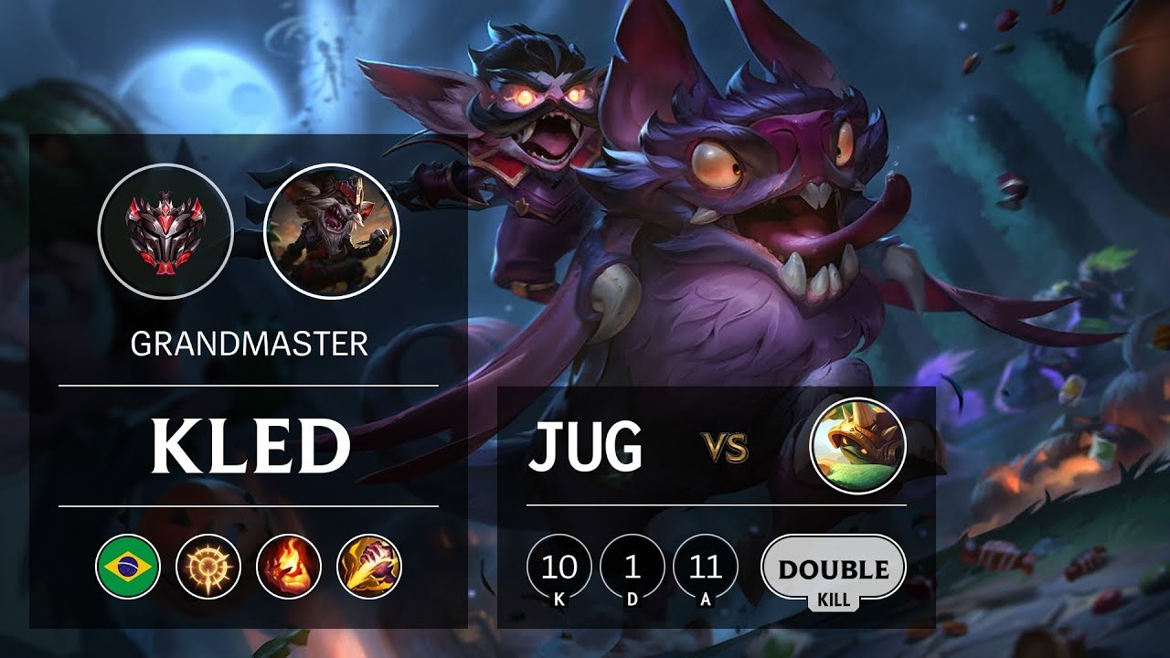 Kled Jungle vs Rammus - BR Grandmaster Patch 9.18