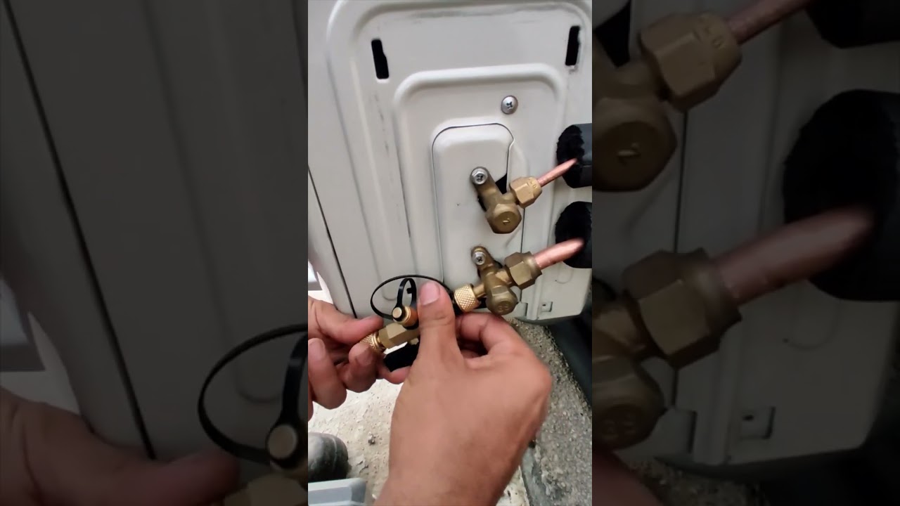 Cómo Hacer Vacío en un Minisplit con una SOLA Válvula
