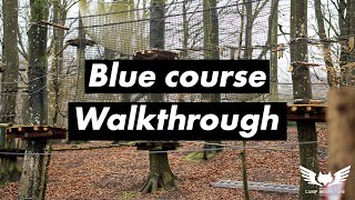 Camp Adventure Denmark Blue Course Walkthrough (ASMR Climbing)