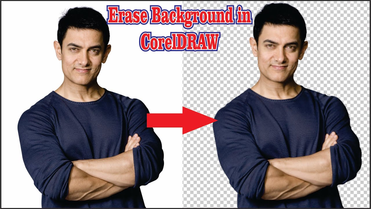 How To Remove Image Background In Coreldraw X7 | Tutorial - YouTube