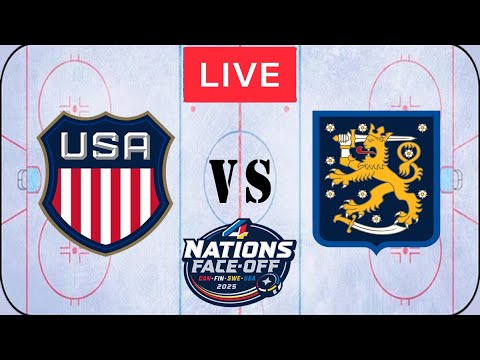 NHL 4 Nations Face-Off Live USA Vs Finland Full Game Watch Along - YouTube