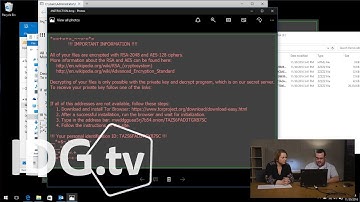 What a Locky Ransomware attack looks like
