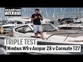 Nimbus W9 v Axopar 28 v Cormate T27 | Head-to-head | Motor Boat & Yachting