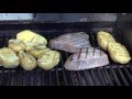 канал вкусного настроения  стейк из тунца на гриле  tuna steak grilling