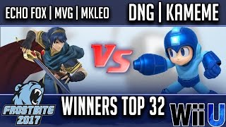 Frostbite 2017 WINNERS TOP 32 - Echo Fox  MVG | MKLeo (Marth) vs DNG | Kameme (Mega Man)