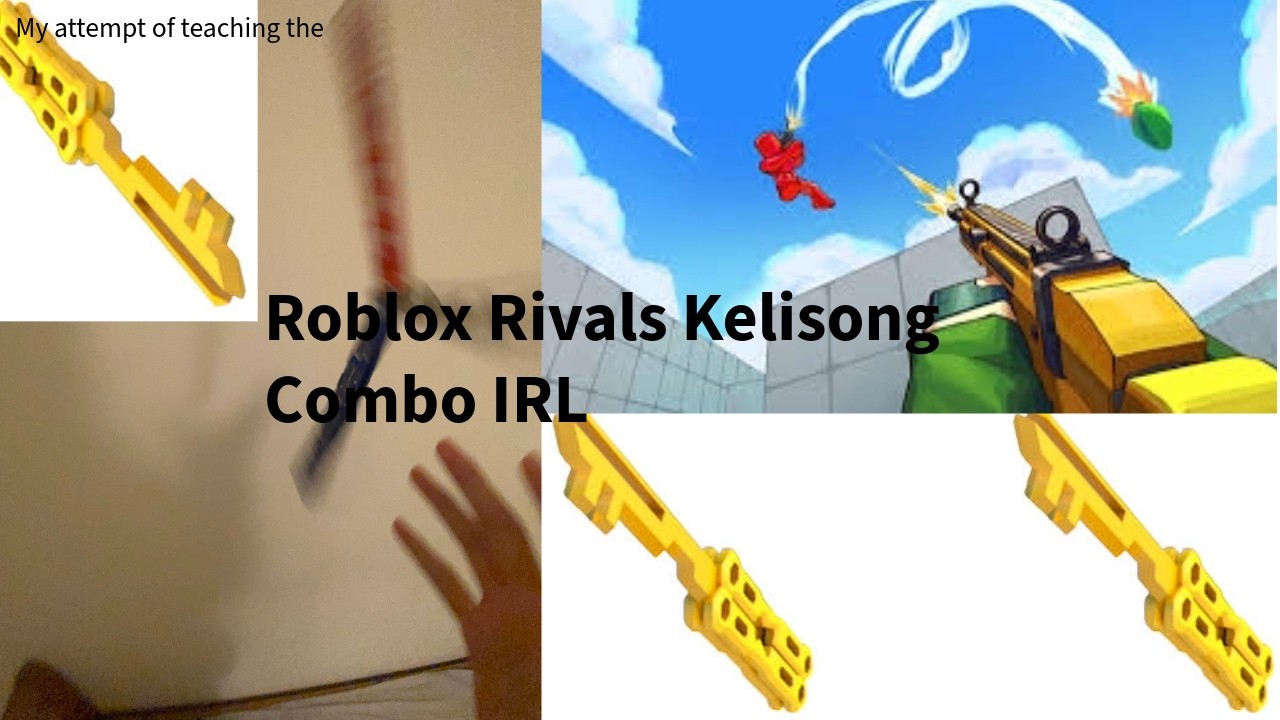 How to do the NEW Roblox Rivals balisong combo IRL - YouTube