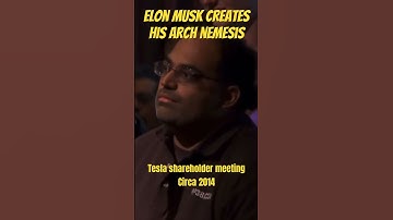 Super genius Elon Musk creates his own super genius nemisis. #elonmusk #tesla #cringe #meme #viral
