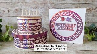 TONIC STUDIOS - Celebration Cake Gift Box and Card