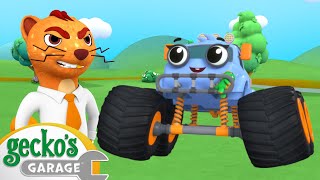 Monster Truck salterini 🐸 Cartoni animati 🐸Garage di Gecko in italiano 🐸 Cartoni di macchine