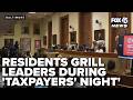 Baltimore residents grill city leaders over needs, equity during "Taxpayers' Night"