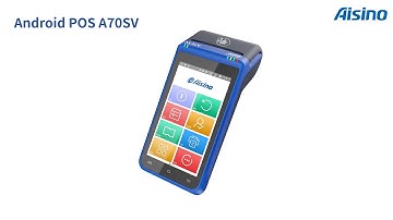 Android POS A70SV from Vanstone Electronic