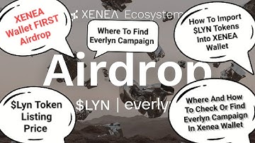 XENEA WALLET FIRST AIRDROP WITHDRAWAL | HOW TO IMPORT $LYN TOKEN ON XENEA WALLET | $LYN PRICE