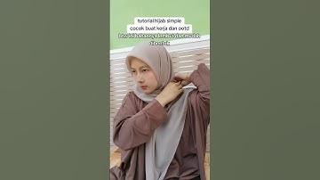 Tutorial hijab simple buat kerja dan ootd #tutorialhijab #shortvideo #shorts #viralvideo #fyp