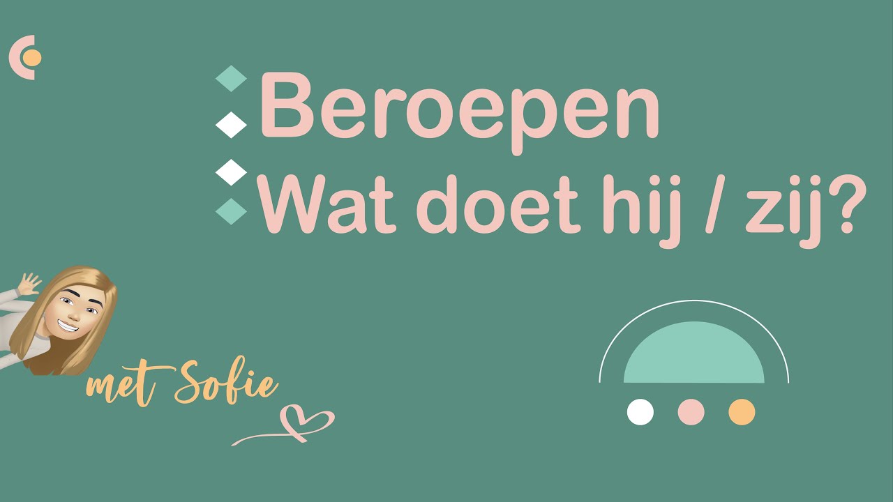 Beroepen - Wat doet hij/zij? (NT2 Breakthrough 