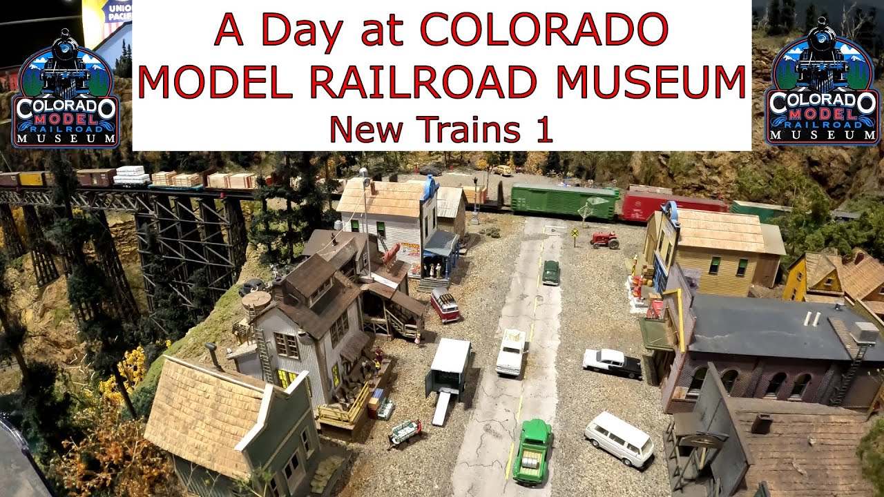 HO trains at the Colorado Model Railroad Museum (CMRM), Greeley, Colorado. (New different trains