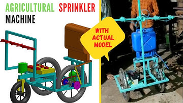 WIRELESS AGRICULTURAL SPRINKLER | WIRELESS OPERATED SPRAYER | MECHANICAL ENGINEERING PROJECT