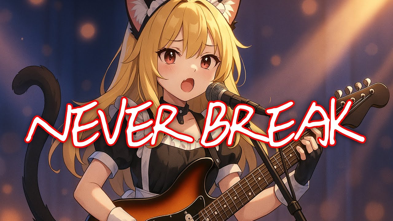 NEVER BREAK『Never Break, Never Bend 我不是韭菜 是鋼鐵戰犬！』 【動態歌詞Lyrics】