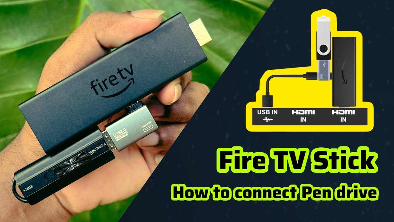 How to connect Pen drive Amazon Fire TV Stick | Micro to USB Adapter ...
