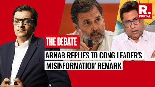 Congress Leader Loses Cool On The Debate, Arnab Says 'Understand Your Frustration' | Arnab's Debate
