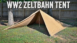 WW2 Zeltbahn Tent