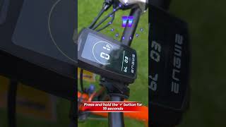 ENGWE EP2 Pro Advanced Settings Guide😎 #ENGWEEP2Pro#ENGWE#EBike#ElectricBike#BikeTok