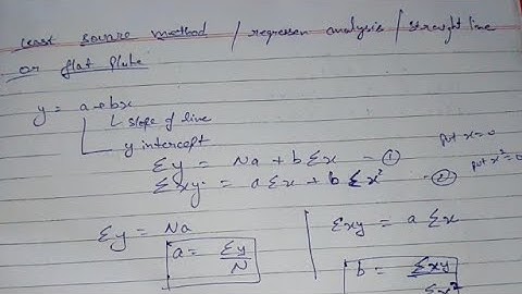 Least square method ,flat plate method, straight line method