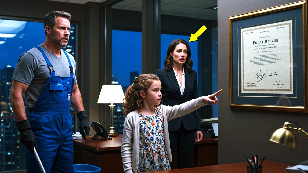 “Ma'am, That’s My Dad’s Signature,” Poor Janitor’s Daughter Says—His Secret Left the CEO in Tears