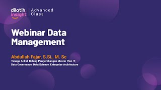 Webinar Data Management Webinar Data Management