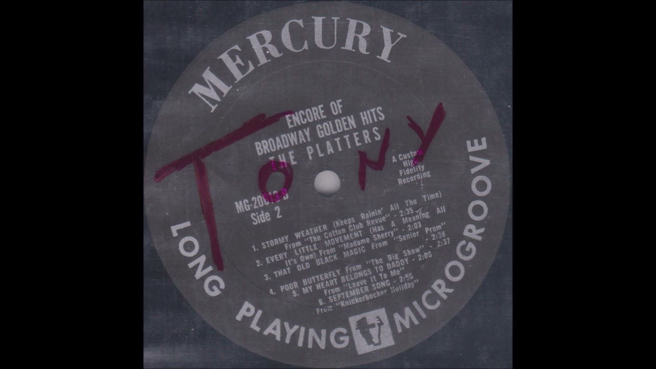 the Platters ft Zola Taylor My heart belongs to daddy arr by David