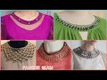 Super Crystals and Beads Embellished Neckline Styles/Formal Dresses Beaded Neck Designs Ideas