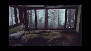 Relaxing rain sound in bedroom anxiety autism / autism rain sound | best rain sound