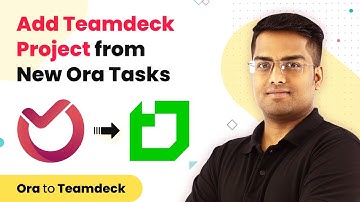 Instantly Add Teamdeck Project from New Ora Tasks | Ora Teamdeck Integration