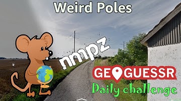 Geoguessr Daily Challenge - NMPZ May Challenge - I Have Never Seen These Weird Poles Before
