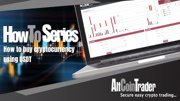 How to buy cryptocurrency using USDT on AltCoinTrader!