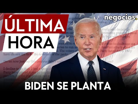 &Uacute;LTIMA HORA | Biden se planta en una carta: "No me voy. Es hora de que el drama termine"